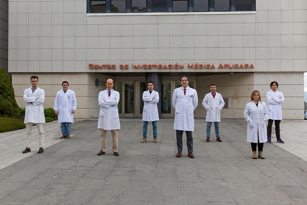 Equipo de investigadores liderado por liderado por los Dres. Rafael Martínez-Monge y Fernando Lecanda, de la Clínica Universidad de Navarra y el Cima Universidad de Navarra