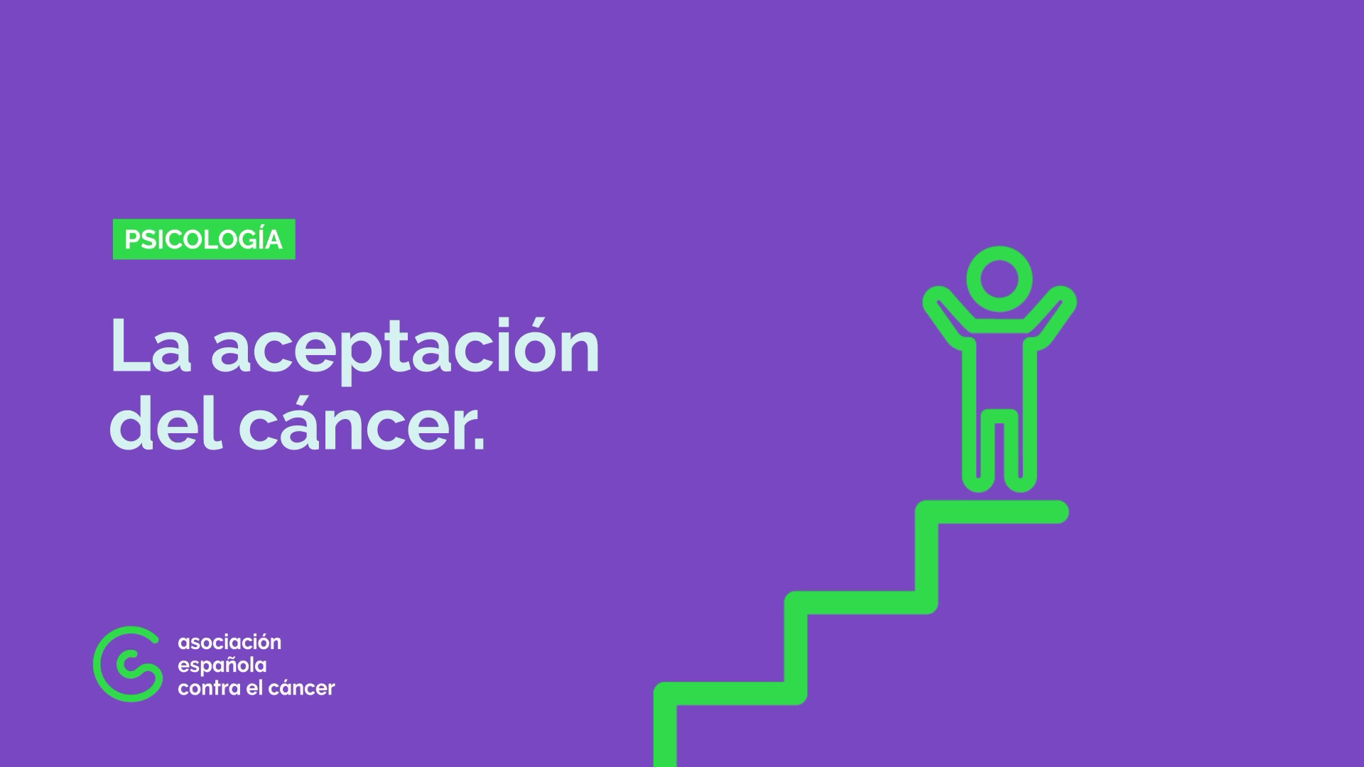 Vídeo sobre la importancia de la aceptación del cáncer durante el proceso oncológico