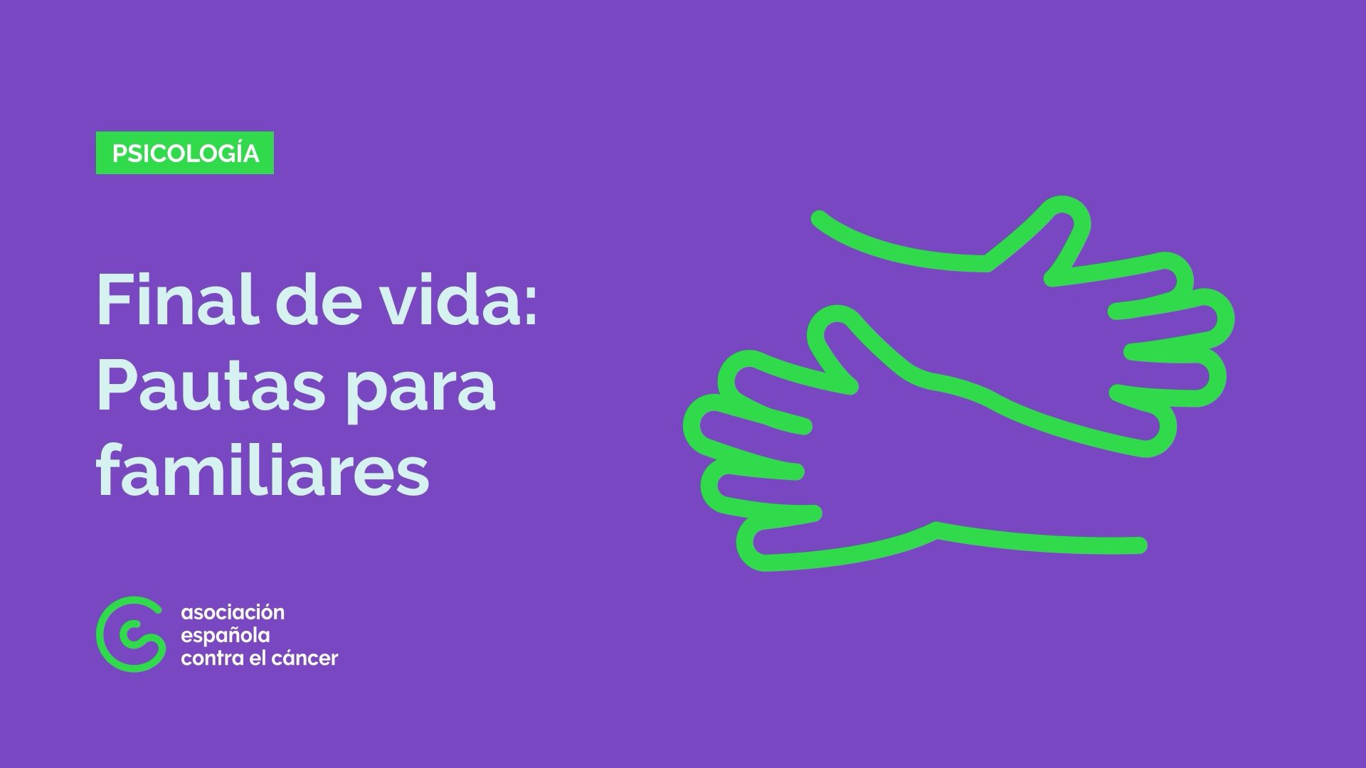 Final de vida: qué es y cómo acompañar a un ser querido